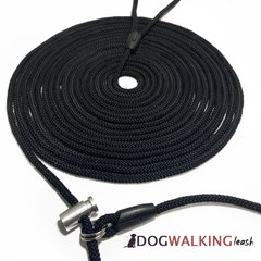 Повідець контролер Dog Walking 10 м 8 мм чорний