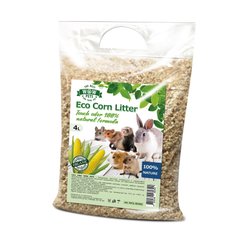 Кукурудзяний наповнювач для гризунів та папуг WOW PETS Eco Corn Litter 4л