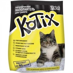 Наповнювач у кошачій лоток (туалет) силікагелевий Kotix 7.6 л