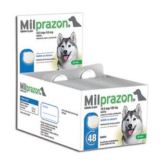 Таблетки від глистів для собак KRKA Мілпразон для собак та цуценят від 5кг (1таб.)