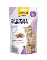 Вітамінні ласощі для котів GimCat Nutri Pockets Duck & Multivitamin, 60 г