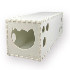 Будиночок - тунель трансформер для котиків CAT IN BOX - білий