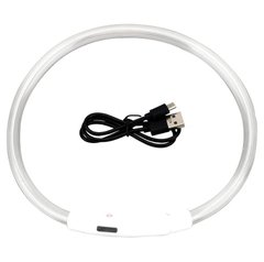 LED USB нашийник для собак і котів круглий L 70 см - мультіколор