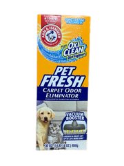 Нейтралізатор дезодорант запаху домашніх тварин ARM & HAMMER Pet fresh Carpet odor eliminator  порошок, свіжий бриз 850 г