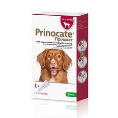 Краплі від бліх та кліщів KRKA Prinocate (Прінокат) спот-он для собак від 10 до 25 кг (1шт.)