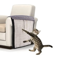 Килимок - дряпка на диван для котів сізалевий 30x110 см - сірий