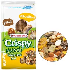 Versele-Laga Crispy Muesli Hamster ВЕРСЕЛЕ-ЛАГА КРІСПІ МЮСЛІ ХОМ`ЯК корм для хом`яків, щурів, мишей, піщанок на вагу 500 г