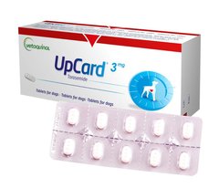 АпКард 3 мг, 10 табл., Vetquinol (Франція) при серцевій недостатності у собак