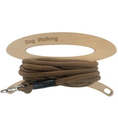 Повідець для собак шнур круглий Dog Walking 10 мм 5 м койот