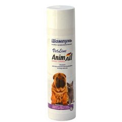Шампунь AnimAll VetLine лікувальний для котів та собак з хлоргексидином і кетоконазолом, 250 мл