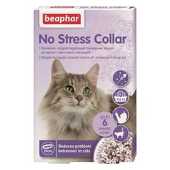 Заспокійливий нашийник Beaphar No Stress Collar для зняття стресу у котів, 35 см