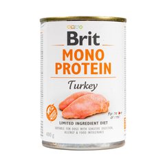 Консерва для собак Brit Mono Protein Turkey з індичкою, 400 г