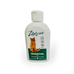 Шампунь Zoo set (Зоосет) для короткошерстих порід котів 250 мл