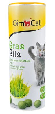 Таблетки лакомства витаминизированные для кошек Gim Cat с травой - 20 шт.