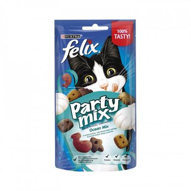 Лакомства FELIX Party Mix океанический микс, 60 г