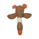 Жевательная мягкая игрушка для собак PLUSH DUCK DOG TOY - утка коричневая