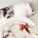 Дразнилка - нашийник для кішок з пір'ям 20-34 см - рожева