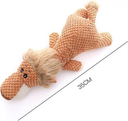Жевательная мягкая игрушка для собак PLUSH LION DOG TOY - лев