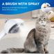 Паровая щетка для вычесывания собак и кошек с паровым распылителем Gentle Paw USB Pet Spray Comb SPA