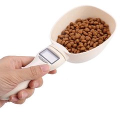 Электронный совок-весы, мерная ложка для дозирования корма для собак и котов