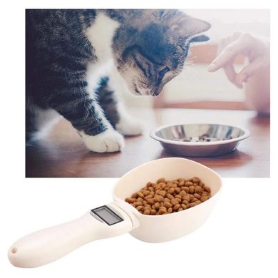 Електронний совок-ваги, мірна ложка для дозування корму для собак і котів