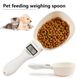 Электронный совок-весы, мерная ложка для дозирования корма для собак и котов
