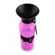 Портативная бутылка поилка для собак в дорогу Aqua Dog розовая