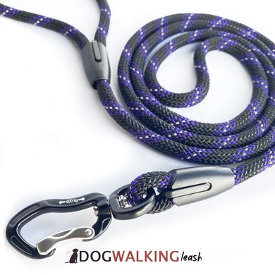 Повідець круглий з відбивачем для собак Dog Walking PRO 1.8 м 9 мм лаванда