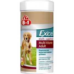 Мультивітамінний комплекс 8in1 Excel Multi Vitamin Adult  для дорослих собак, 70 шт