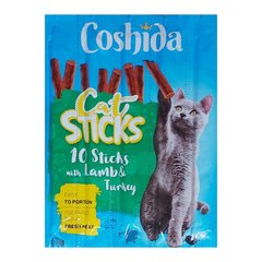 Лакомства мясные палочки для котов Coshida Cat Sticks со вкусом ЯГНЕНКА и ИНДЕЙКИ (1шт.)