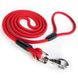 Поводок шнур для собак Dog Walking 8 мм 5 м карабин М красный