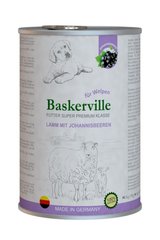 Влажный корм Baskerville Super Premium для щенков ягненок, смородина, 800 г