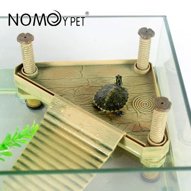 Мостик плавающий для черепах угловой NOMOypet Floating platform 21x18.5x14.5 см