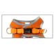 Светоотражающая шлея для собак ORANGE HIKING REFLECTIVE Croci,  S 34-41 см оранжевая