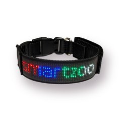 Ошейник для собак и котов с LED экраном Bluetooth Pet LED Collar - 4 цвета