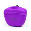 Сумочка для лакомств силиконовая для собак Dog Walking TREATS BAG пурпурная